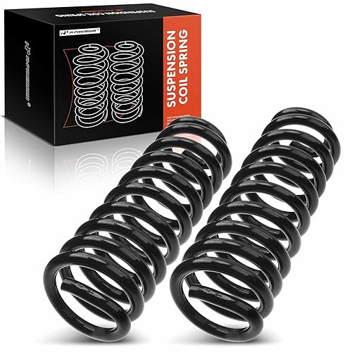 A-Premium 2Pcs Front Suspension Coil Spring Set Compatible with Ford F-150/F-250 1980-1996, F-350 1980-1987, F-100 1980-1983, E-100 E-150 Econoline Club Wagon Bronco, Driver and Passenger Side - Image 1