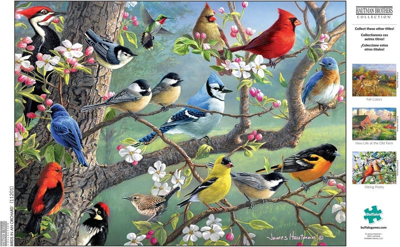 Buffalo Games - Hautman - Birds in an Orchard - 1000 Piece Jigsaw Puzzle For Adults -Challenging Puzzle Perfect for Game Nights - Finished Size is 26.75 x 19.75 - Image 5