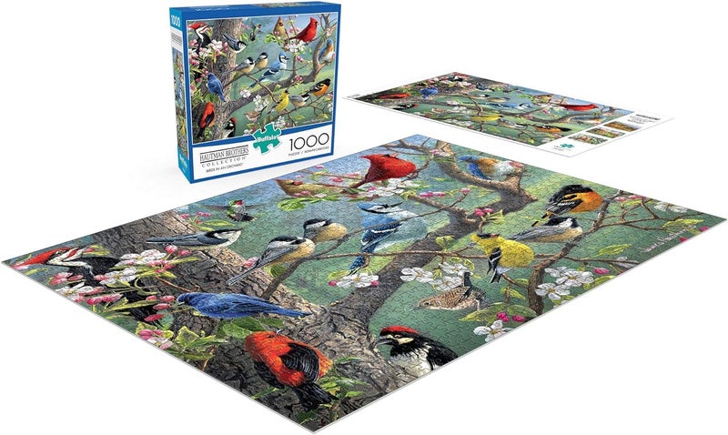 Buffalo Games - Hautman - Birds in an Orchard - 1000 Piece Jigsaw Puzzle For Adults -Challenging Puzzle Perfect for Game Nights - Finished Size is 26.75 x 19.75 - Image 4
