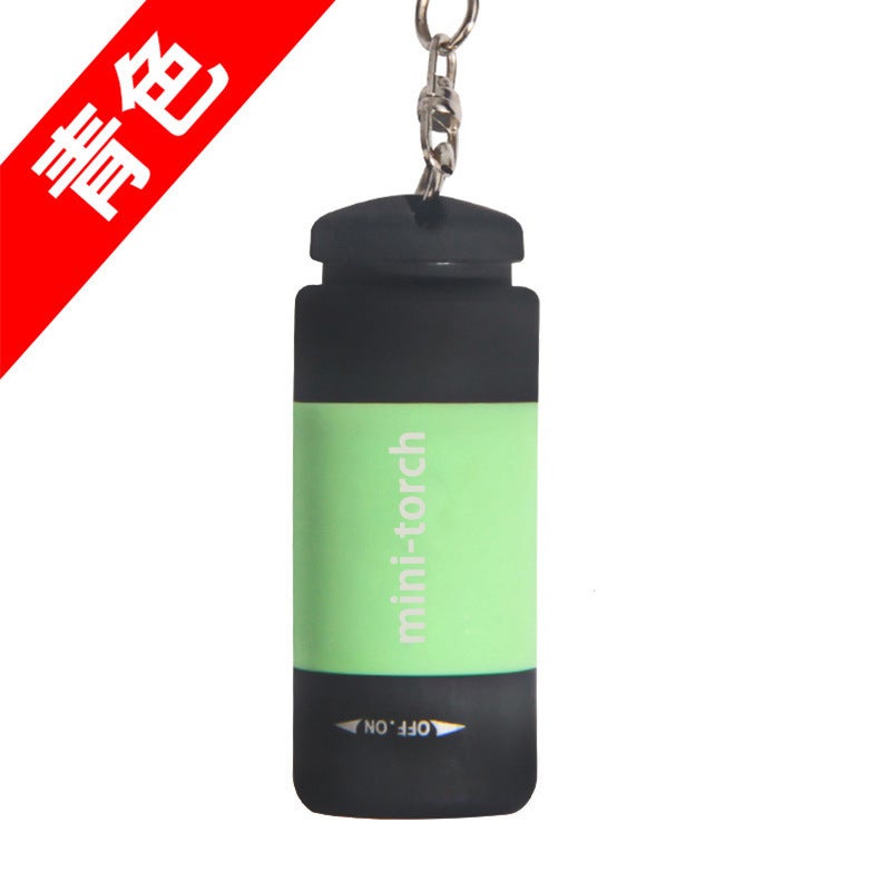 Portable Mini LED Flashlight Rechargeable Green Green