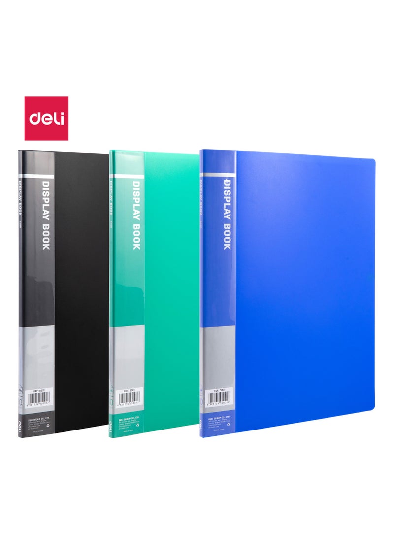 ديلي دفتر عرض - A4، 10 جيب، الوان متنوعةE5001 - Image 1