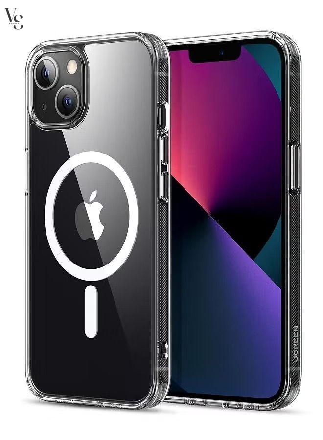 فيسوس كفر ابل ايفون 14 شفاف مع ماج سيف لهواتف ايفون 14 - Image 1