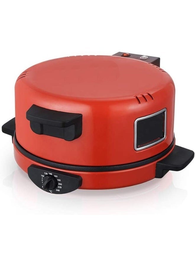 NOVA NT-173ABM 1800W Arabic Bread and Pizza Maker Electric Flat Bread Cooker Non Stick Surface Fast Heating Compact Design for Pita Saj Flatbread and Homemade Pizza - Image 1