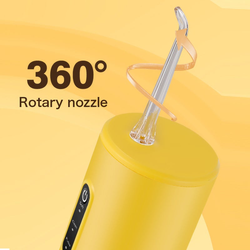 Portable Water Flosser for Teeth Household Oral Irrigator Three Gears IPX7 Waterproof Detachable 280ML Water Pick Tank for Travel - Image 5