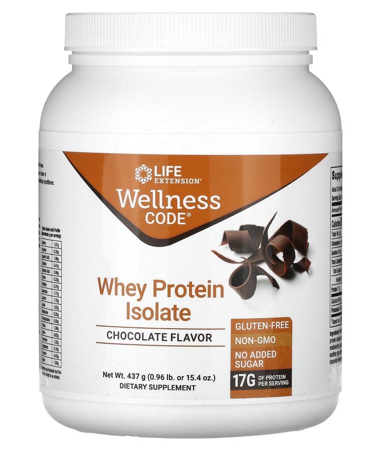 Wellness Code Whey Protein Isolate Chocolate 0.96 lb (437 g)