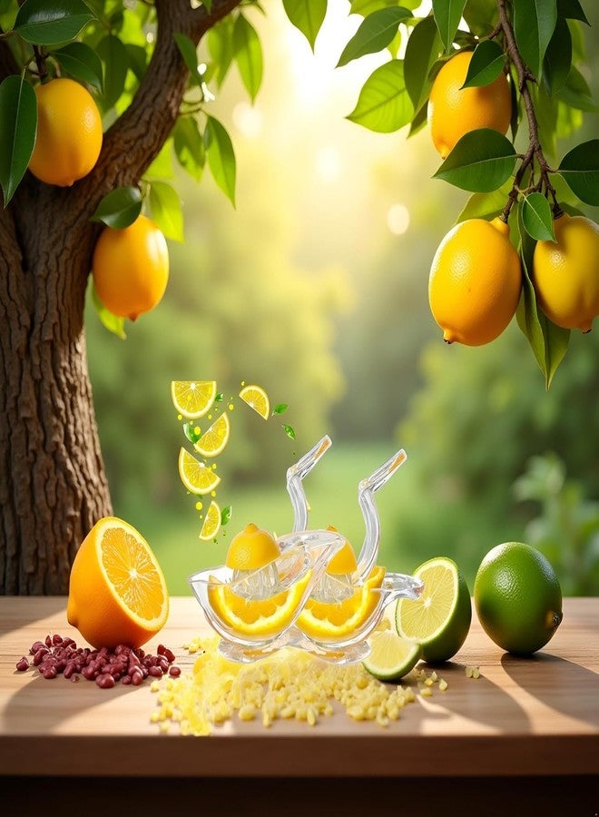 Pxiryanlow 2 Pack Bird shape Lemon Squeezer, Lemon Juicer Acrylic Manual Juice Lime Squeezer Bird Shape Hand Juicer for Orange Lemon Lime Pomegranate - Image 4