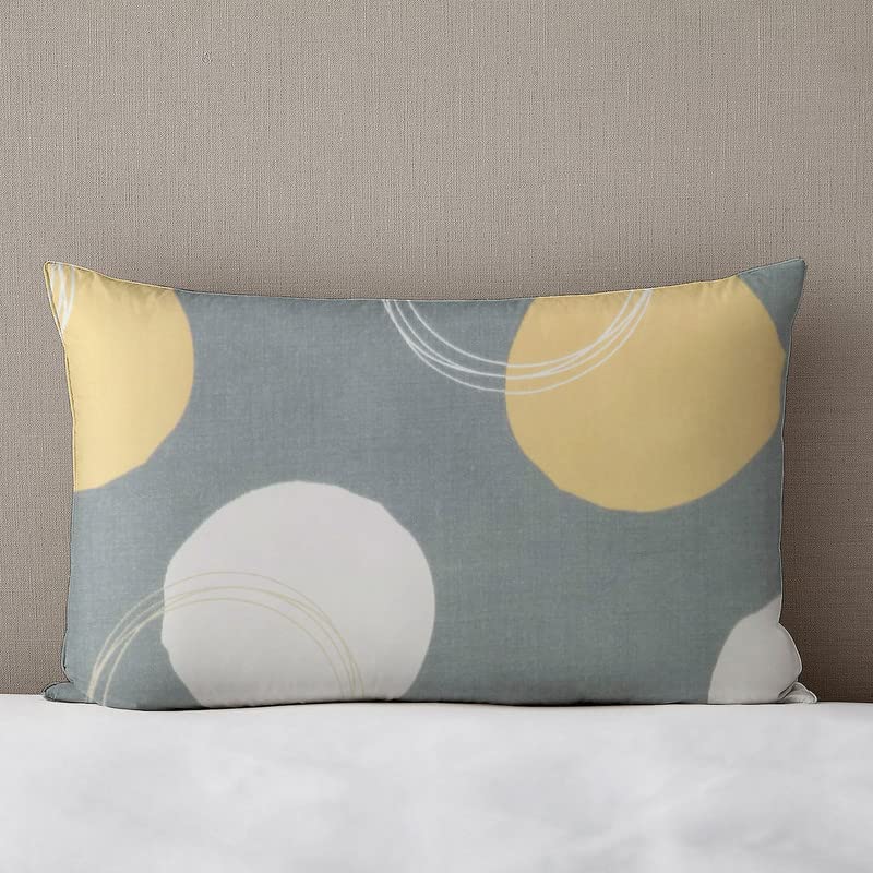 BSB مجموعة BSB HOME Prime 160tc من الألياف الدقيقة القطنية القابلة للتنفس والمضادة للتجاعيد مع ملاءة سرير مزدوجة و2 غطاء وسادة بحجم كينج - رمادي وأبيض - Image 5