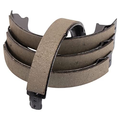 TRQ Rear Parking Brake Shoe Set Compatible with 2011-2019 Dodge Durango Jeep Grand Cherokee - Image 1