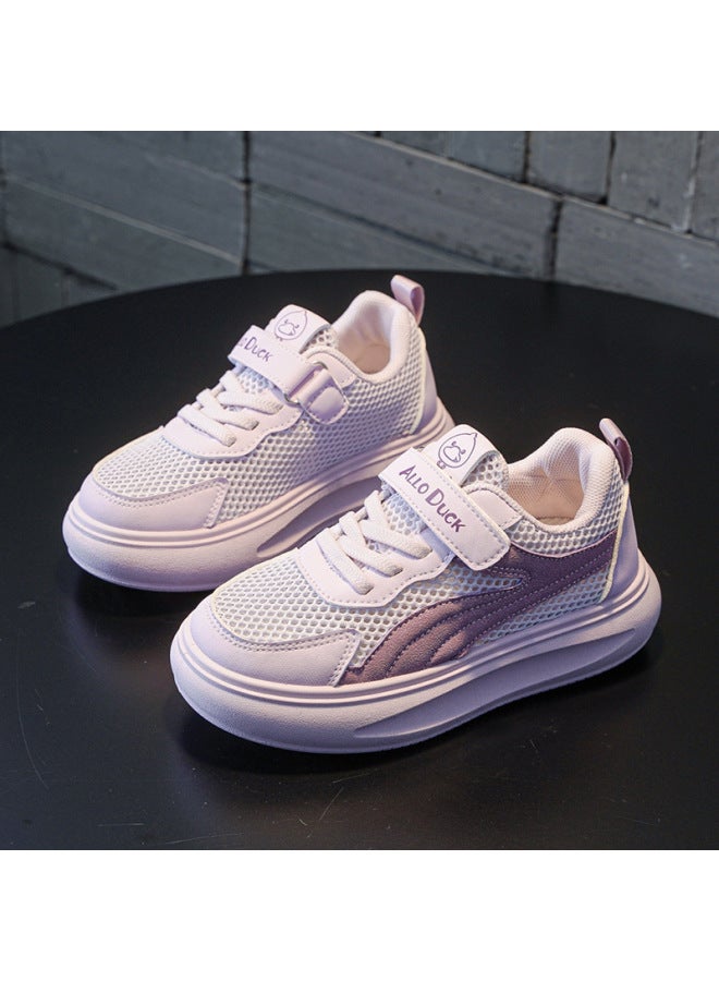 Summer Mesh Breathable Girls' Sports Shoes Baby  Shoes New Cut Out Boys' Kidsren's Non-slip Functional Shoes