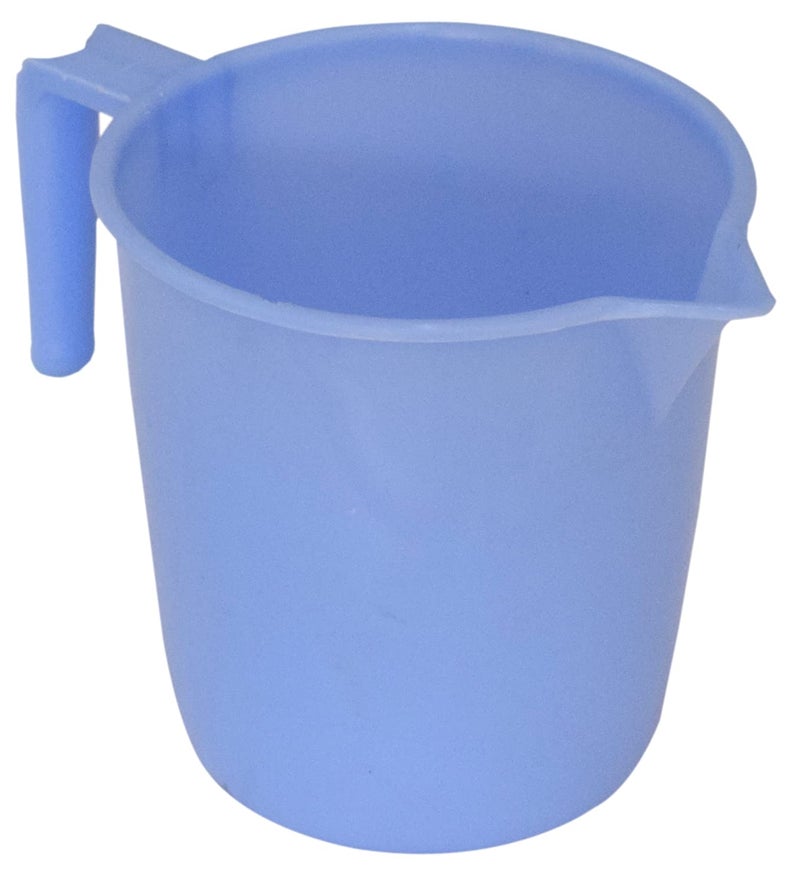 Kuber Industries Kuber Industries 2 Pieces Plastic Bathroom Bucket & Mug Set (Blue)  - Image 3