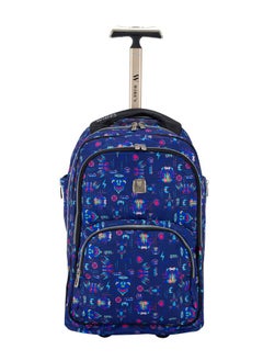 Wires 5 Piece Kids School Trolley Bag laptop compartment 2 Wheels With Lunch bag & Pencil Case  - Image 2