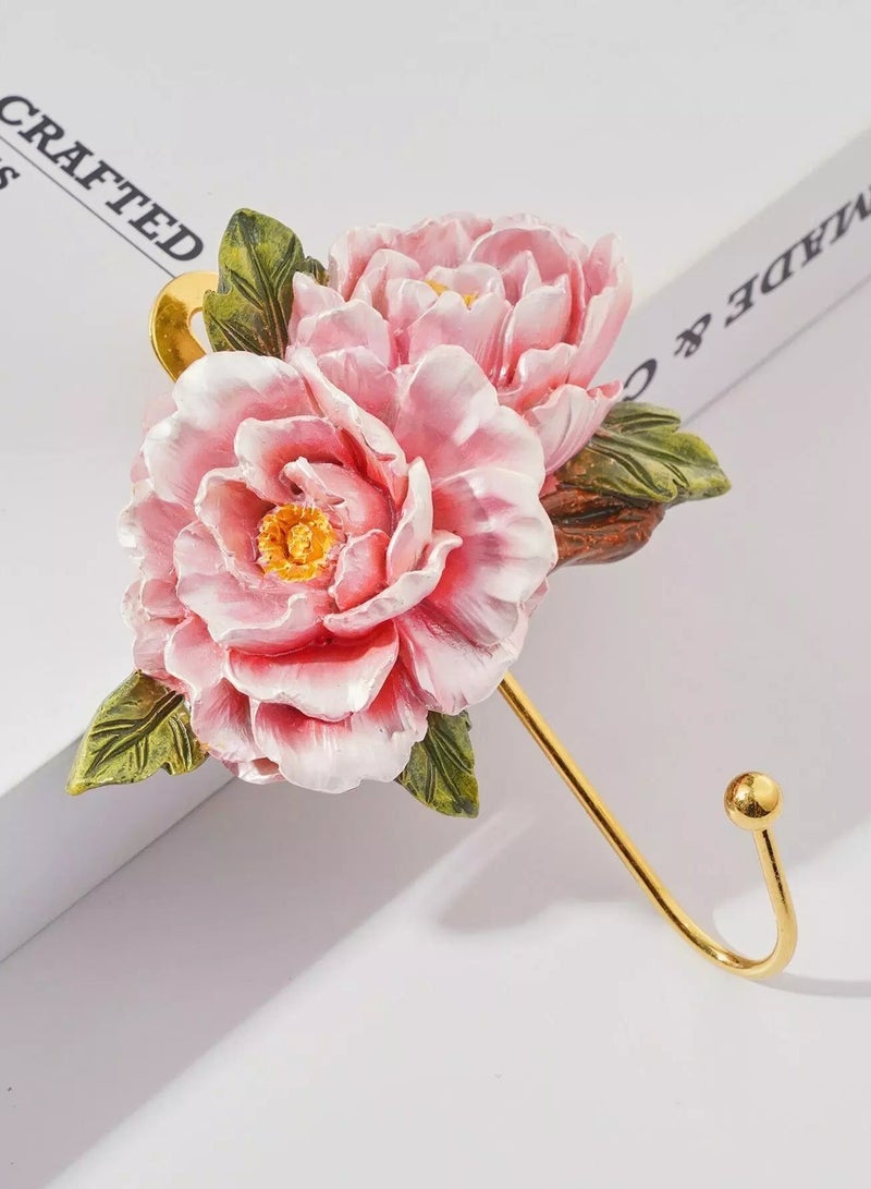 1pc Peony Wall Hook  - Image 1