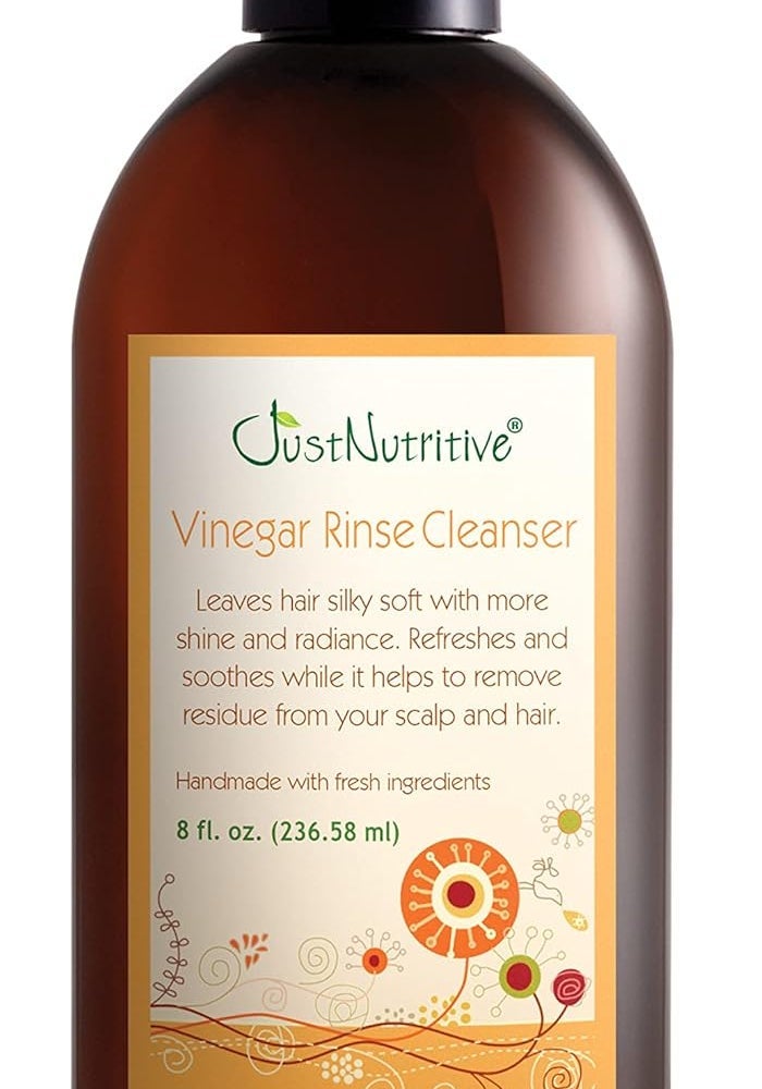 Just Nutritive Vinegar Rinse Cleanser - 8 Fl. Oz. for Silky Soft Hair - Image 1
