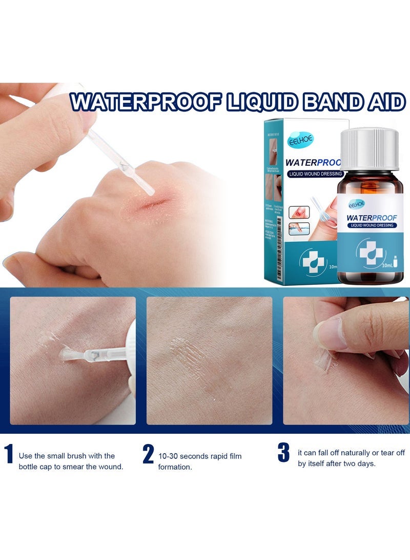 Generic Waterproof Liquid Wound Dressing Waterproof Liquid Band-Aid Wound Surface Protection Rapid Film-Forming Transparent Liquid Band-aid - Image 5