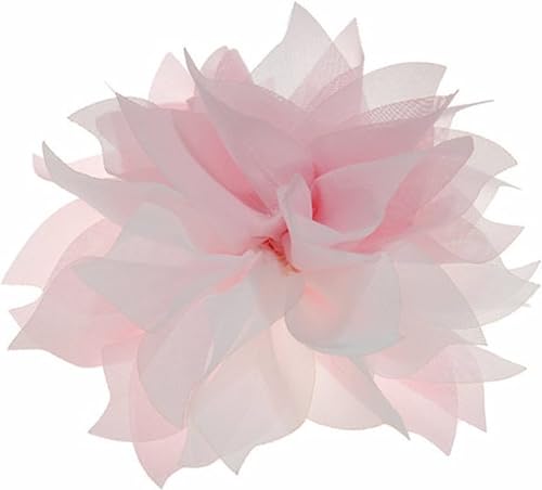 MECOOL Merdia Women's Lovely Silk Flower Hair Clip Rose Brooches, 1 count (Pack of 1), Fabric, No_Stone - Image 1