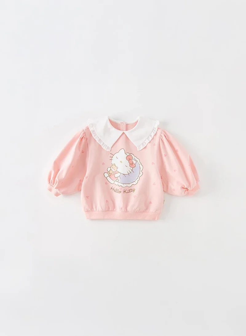 Dave & Bella Pink Hello Kitty Top