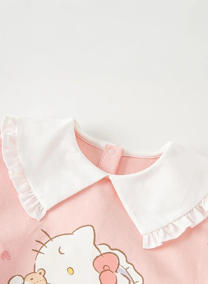 Dave & Bella Pink Hello Kitty Top