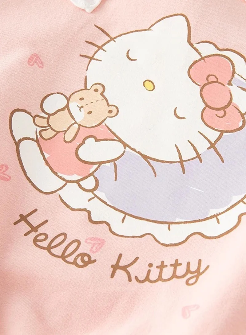 Dave & Bella Pink Hello Kitty Top