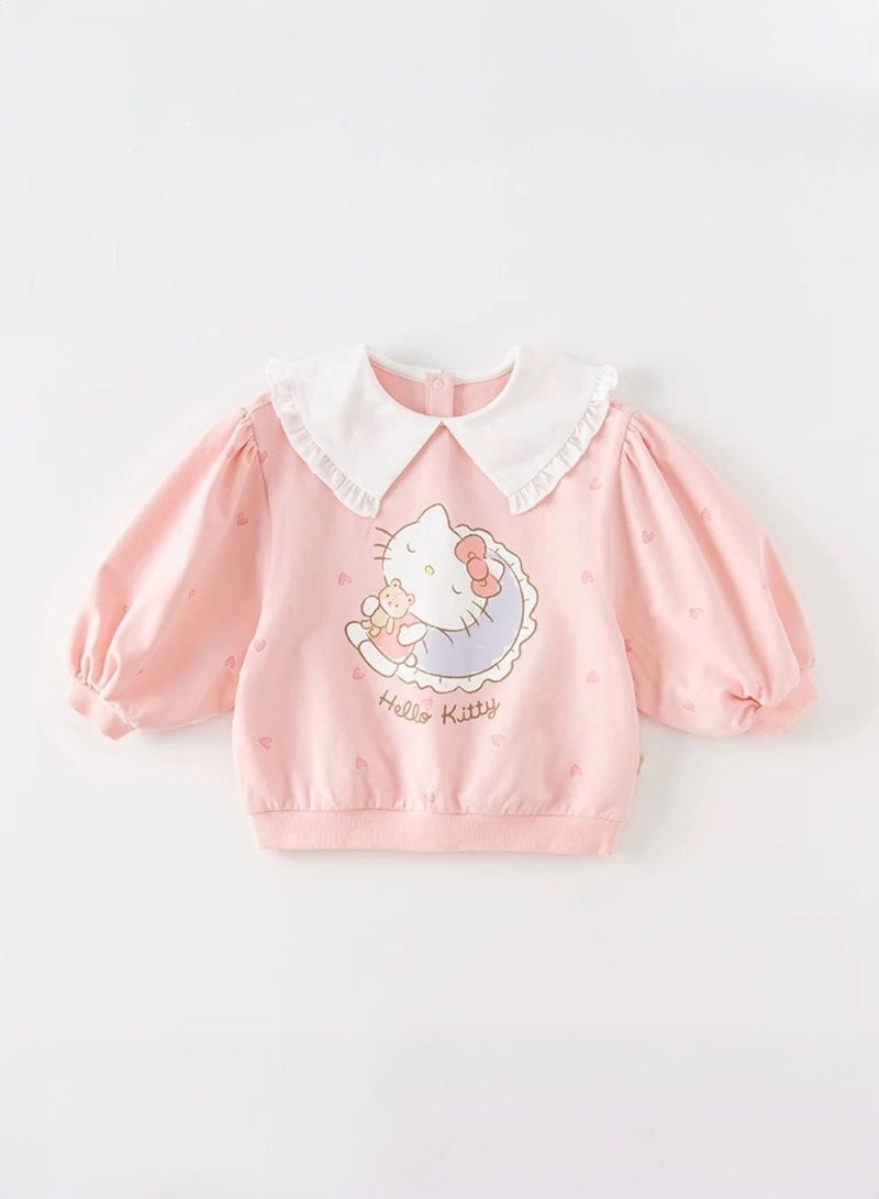 Dave & Bella Pink Hello Kitty Top - Image 1