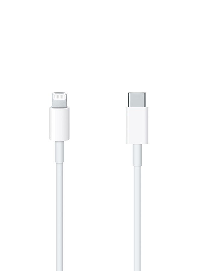 1m Lightning to USB-C cable pure white - Image 2