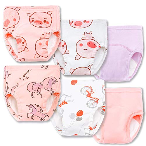 Joyo roy Toddler Underwear 3T Underwear Girls Panties Toddler Potty Training Little Girls Underwear 100% Cotton Toddler Panties Toddler Girls Underwear Toddler Training Underwear Toddler Panties 2T-3T - Image 1