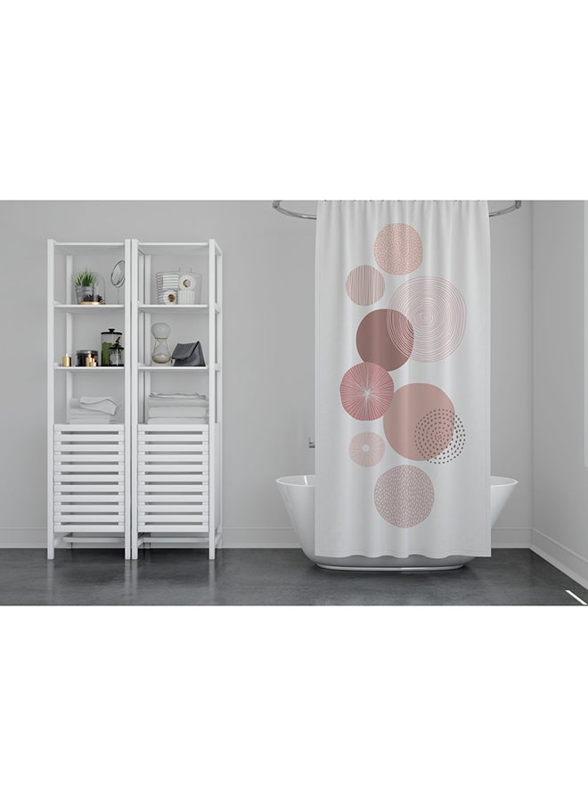 Home Print Waterproof Bathroom Curtain 