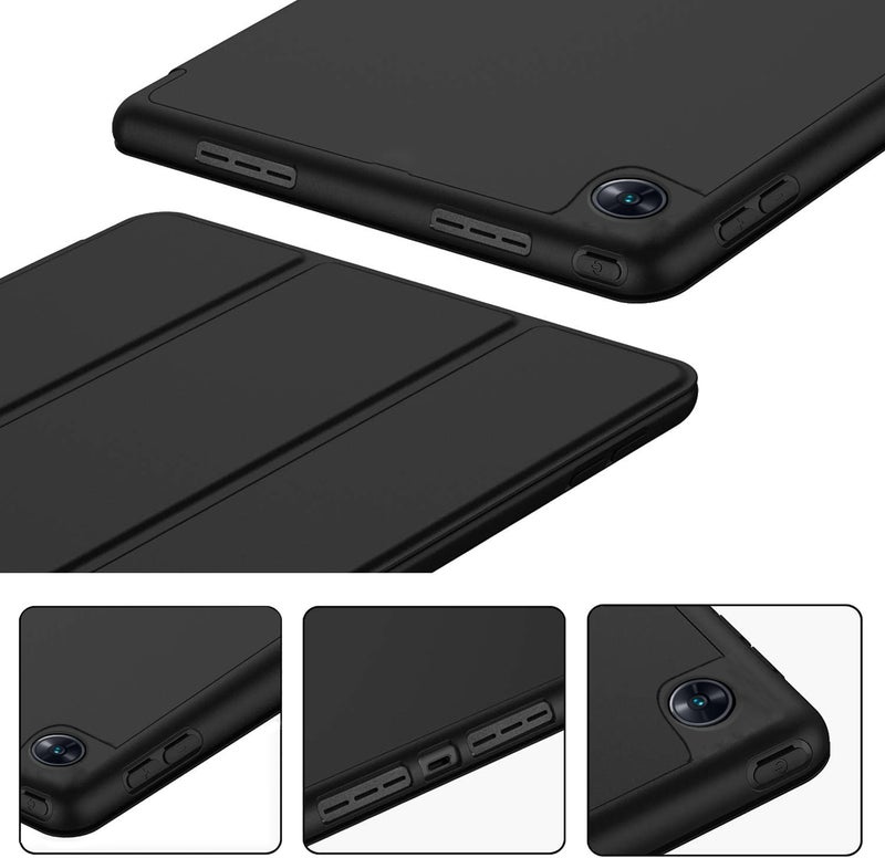 TGK Smart Flexible with Pencil Holder Trifold Back Flip Stand Case Cover for Oppo Pad Air 10.36 inch Tablet (Black) - Image 3