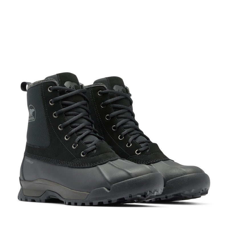 SOREL Men's Buxton Lite Waterproof Boot - Black, Black - 11.5 - Image 3