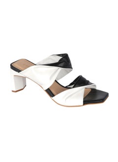 CARRANO Carrano Ladies Open Mule Duo Twist Thin Heel Leather 341019 Cab0753  - Image 1