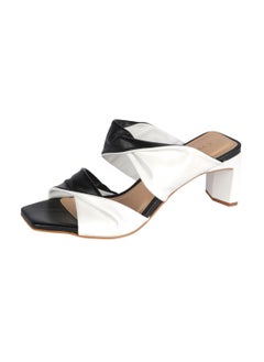 CARRANO Carrano Ladies Open Mule Duo Twist Thin Heel Leather 341019 Cab0753  - Image 3