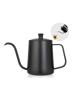 HaveDream Hand-Poured Filter Coffee Pot, Household Teapot, Milk Pot, With Lid For Heat Preservation - Black 350ML  - Image 2