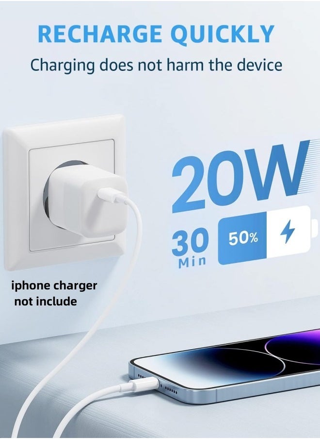 Flyview - IPhone Charger Cable USB C to Lightning 2Pack 1M+2M [MFi certified] Type C Power Delivery fast charging cable for iPhone 14/13/12/11/XS/XR/X/8/iPad - Image 1