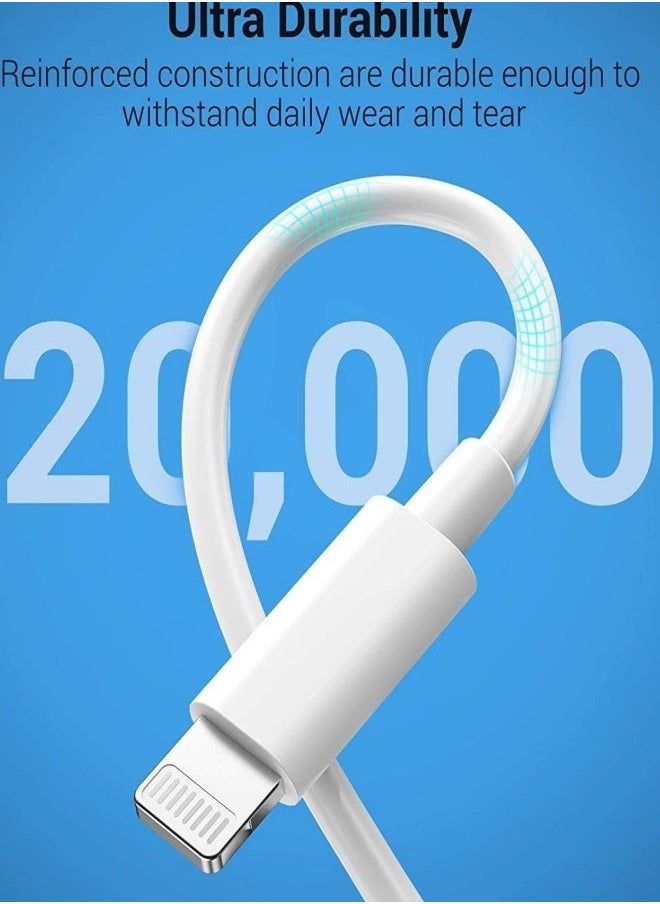 Flyview - IPhone Charger Cable USB C to Lightning 2Pack 1M+2M [MFi certified] Type C Power Delivery fast charging cable for iPhone 14/13/12/11/XS/XR/X/8/iPad - Image 1
