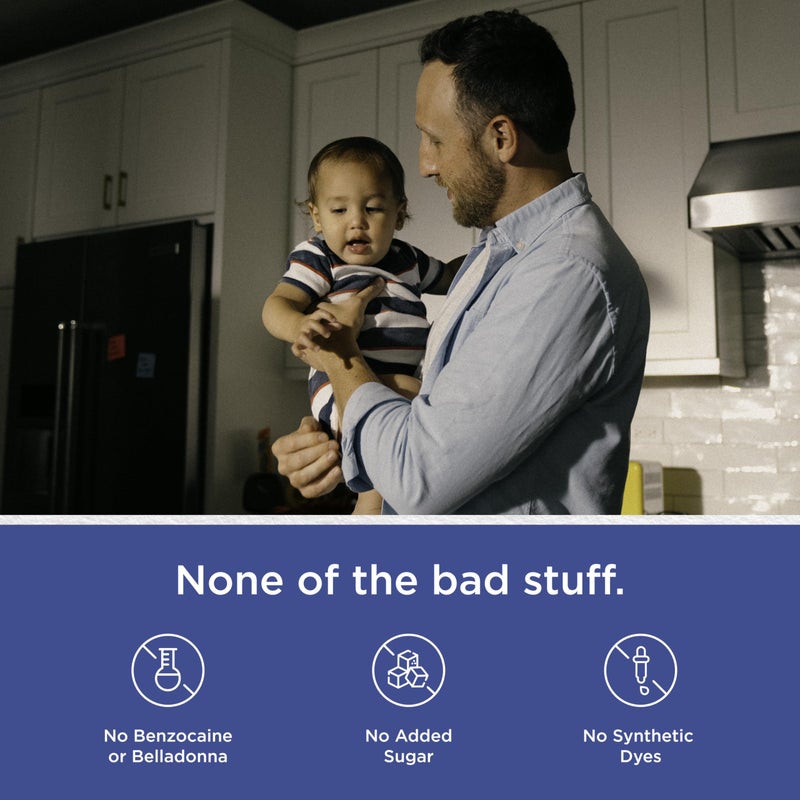 Hyland's جل مهدئ ليلي عضوي للأطفال من هايلاند، مع البابونج، والقطيفة، والشمر، جل مهدئ لعدم الراحة الفموية، سهل التطبيق، للأعمار من 2 شهر وما فوق، 0.53 أونصة - Image 4