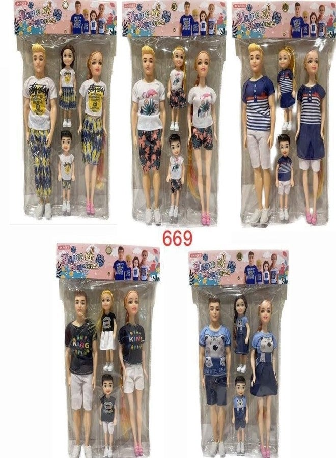 KITIKITTZ Kiti Kits Family Doll Set with Barbe Dolls for All Ages, Makes a Lovely Gift - Image 3