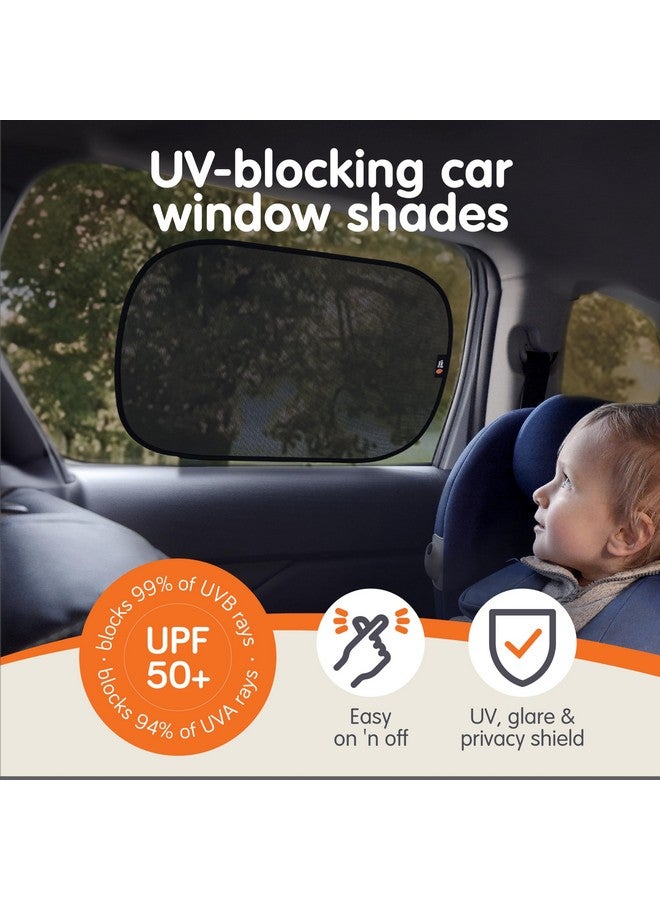 Onco Baby Car Mirror & Car Window Shades Bundle (18.9″ × 12″) - UPF 50+ Window Shade, 100% Shatter-Proof Car Mirror for Baby, Universal Shades & Mirror - Image 5