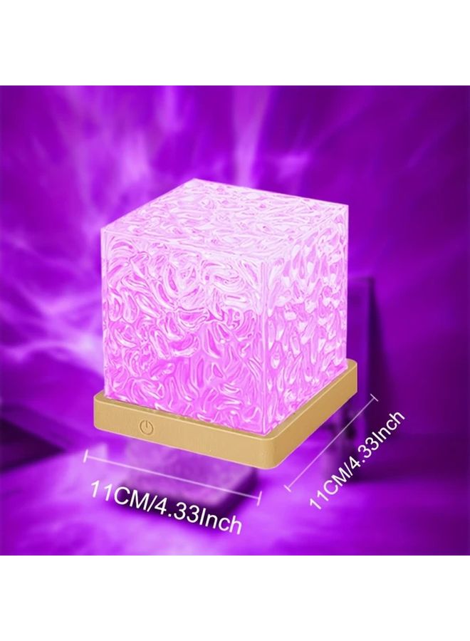 RGB LED Projector Light 16 Colors Ocean Wave Galaxy Night Light For Bedroom Party - Image 3