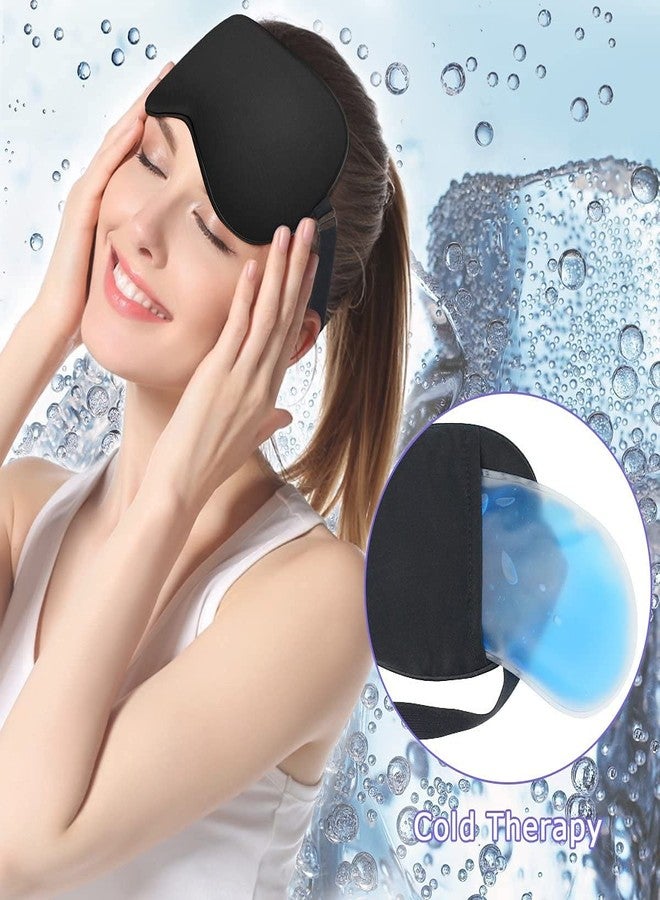 SEASPIRIT Eye Mask For Sleeping Men Women With Cooling Gel For Night Deep Sleep, Dark Circles, Puffy Eye's, Dry Eyes And Eye Fatigue - Image 3