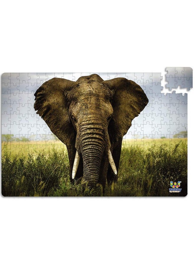 Webby Webby The Wild Elephant Wooden Jigsaw Puzzle, 252 Pieces  - Image 3