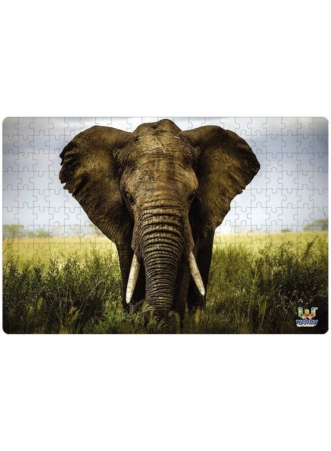 Webby Webby The Wild Elephant Wooden Jigsaw Puzzle, 252 Pieces  - Image 2