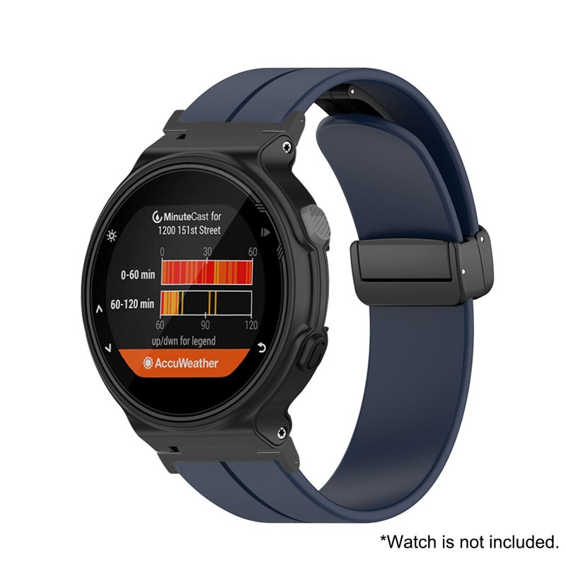 Smartwatch Adjustable Strap Blue Durable Material - Personalized Look Easy Change Smartwatch for All Wrist Sizes - Image 3