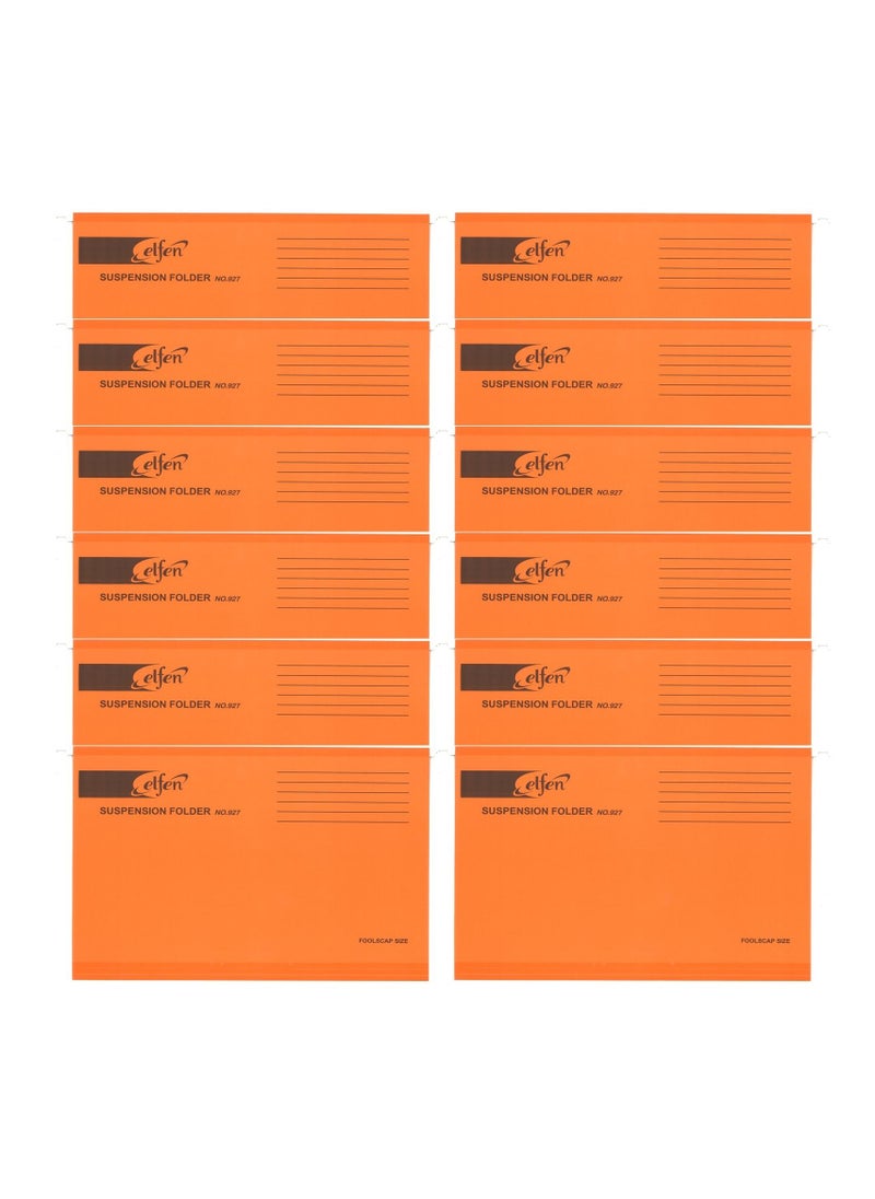 12-Piece Foolscap Size Hanging File Orange Colour - pzsku/Z4600DC7A257B1C548866Z/45/_/1686153051/e9a9e2ea-0cf0-44c0-ac83-91ca180f0c5b