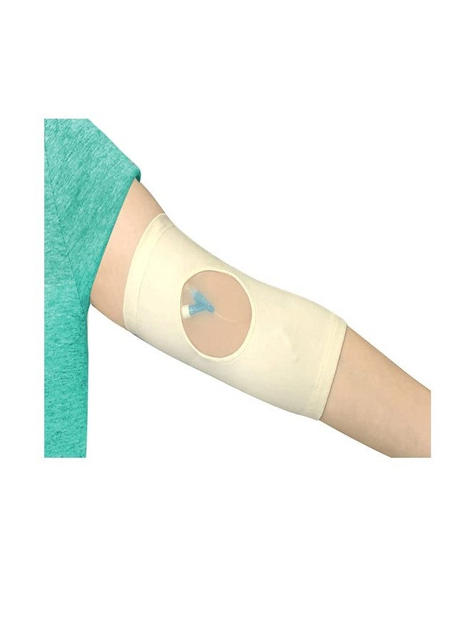 Mistuki Picc Line Covers for Upper Arm Picc Nursing Sleeve Caps with Medical Mesh Cast Protector Breathable and Comfort, Suitable for Women Men Adult Teens Supplies (S) - Image 1
