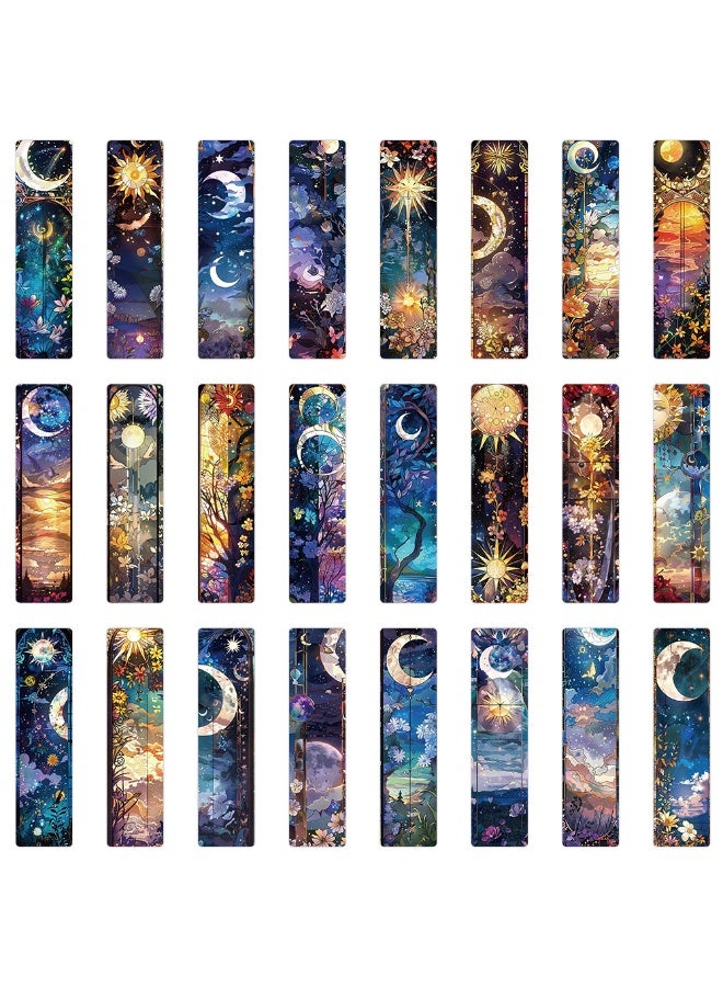 24 colored glass art paper bookmarks - Image 4