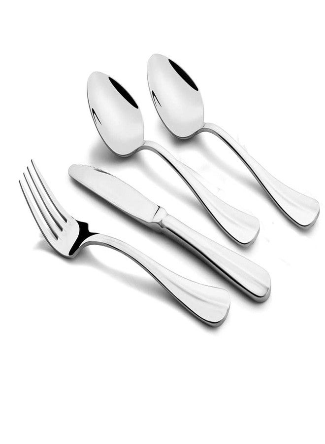 SHAPES Rose Premium Silver Stainless Steel Cutlery Set - 24 Pieces with Gift Box| Rust-Resistant, Dishwasher Safe, Elegant Design | Ideal for Home and Restaurant Use, Perfect for Family Meals - Image 4