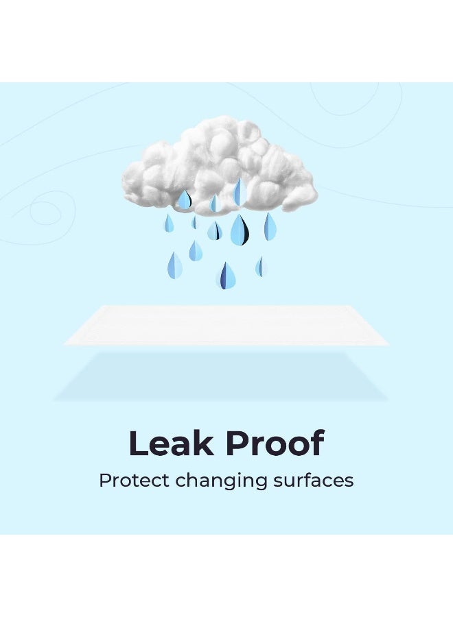 Peekapoo X-Large (30"x18") Disposable Changing Pads for Baby – Portable Changing Pad Liners for Mess Free Travel, Ultra Absorbent, Waterproof and Super Soft, 50 Count - Image 3