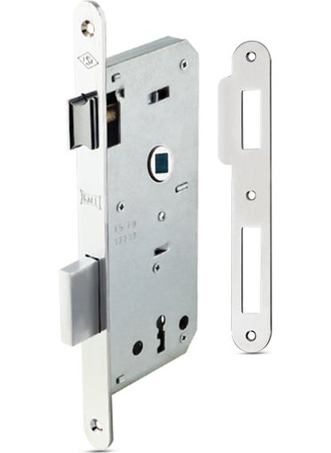 KALE KILIT Kale 169-r 40 mm Nickel Oval WC Door Lock  - Image 2