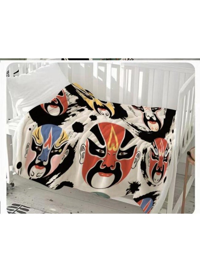 عام بطانية رقيقة من الفانيلا الكرتونية للأطفال والرضع (دافئة ومريحة، ومناسبة للنوم والألعاب) 70 سم * 100 سم - Image 2