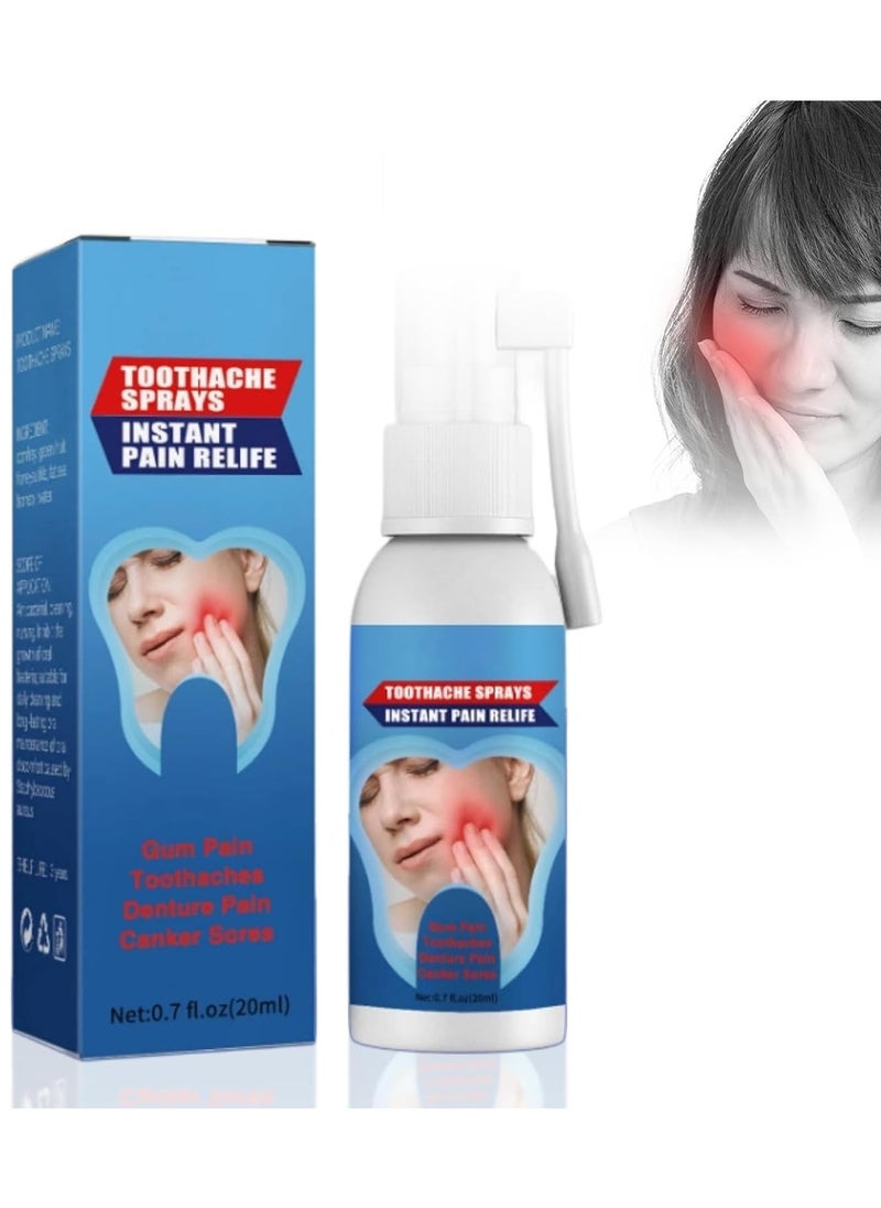 SOUTH MOON - Toothache Relieving Spray,Tooth Pain Relief,Instant Teeth Treatment Relief Toothache Sprays,Rapid Relief Dental Spray,Toothache Muscle Pain Sprays Remedies Teeth & Gums Spray,Oral Care Spray - Image 1