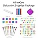 KRAND House Design DoubleSided Magnetic Drawing Board wDetachable Roller for Kids Extra Large Art Easel for Toddlers Boys and Girls Gift Wall Mountable - Image 4